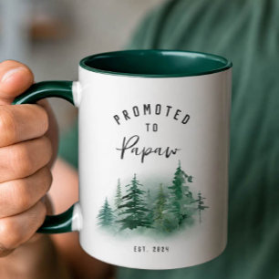 Caneca Promovido Para O Ano Do Papaw No Leste.