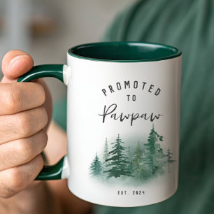 Caneca Promovido Para O Ano Pawpaw Est.