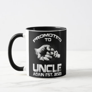 Caneca Promovidos Ao Tio Novamente Pais Engraçados Do Últ