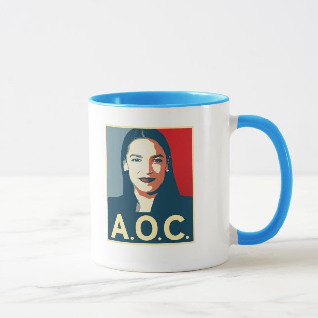 Caneca Propaganda 2024 de AOC (Direita)