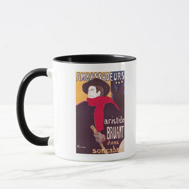 Caneca Propaganda de poster Ari de Henri de (Esquerda)