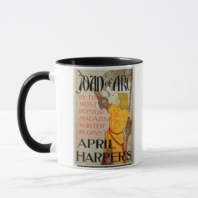 Caneca Propaganda de poster "Joana do harpista do arco" (Esquerda)
