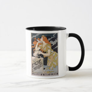 Caneca Propaganda de poster 'L. Marquet Tinta, o melhor