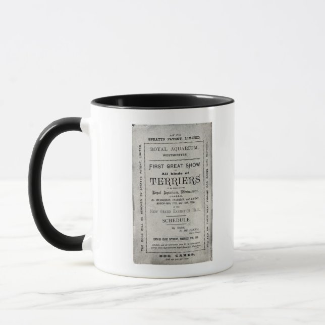 Caneca Propaganda de poster o clube aliado de Terrier (Esquerda)