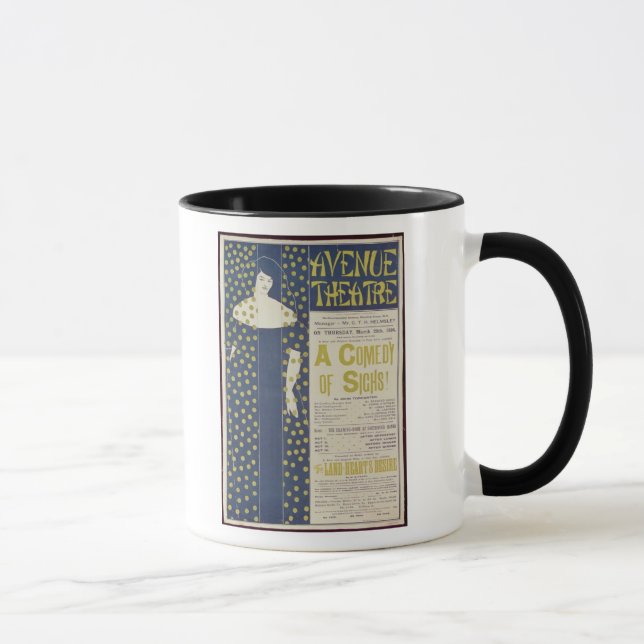 Caneca Propaganda de poster uma comédia dos suspiros (Direita)