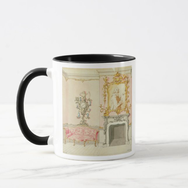 Caneca Proposta para um interior da sala de estar, (Esquerda)
