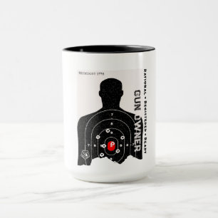 Caneca Proprietário de Arma Registrado e Pronto Racional