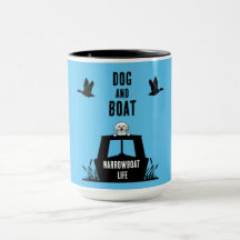 Proprietário de Cães Canalboat em Narrowboat