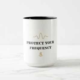 Caneca PROTEJA SUA FREQUÊNCIA – Onda de Energia Minimal O