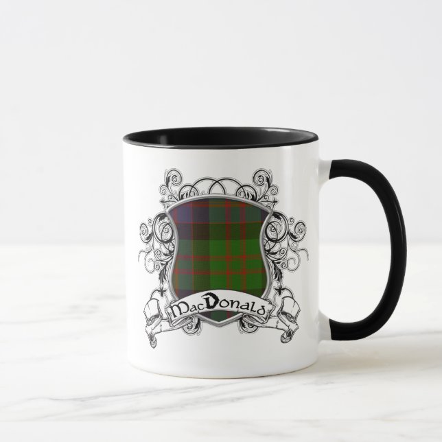 Caneca Protetor do Tartan de MacDonald (Direita)