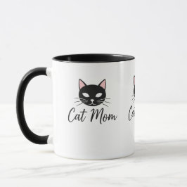 Caneca Proud Cat Mom Coffee Mug  Cute Pet Mom Gift