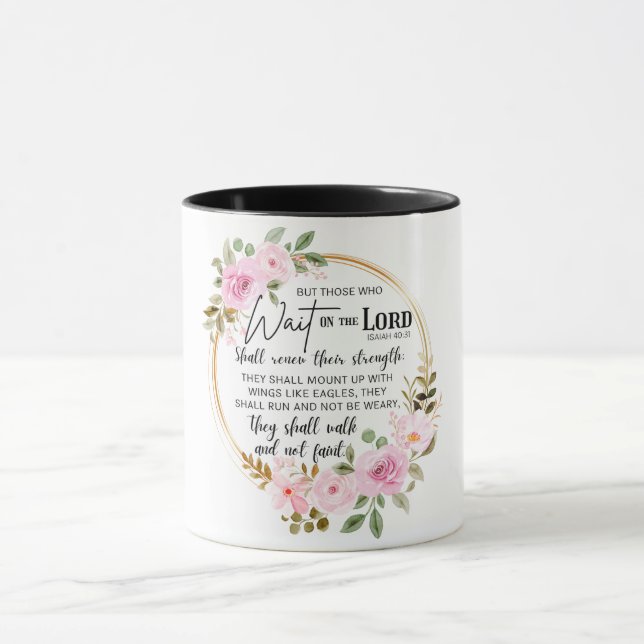 Caneca Proverbe da Bíblia Cristã (Centro)