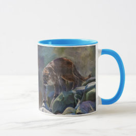 Caneca Prowgar Cougar Mountain Lion Art Design