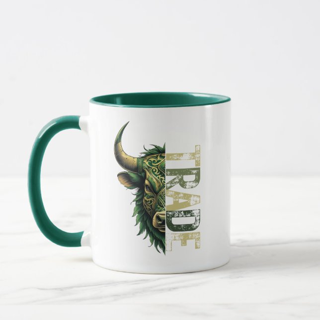 Caneca Próximo modo de pensar | Motivação | Mercado Bull (Esquerda)