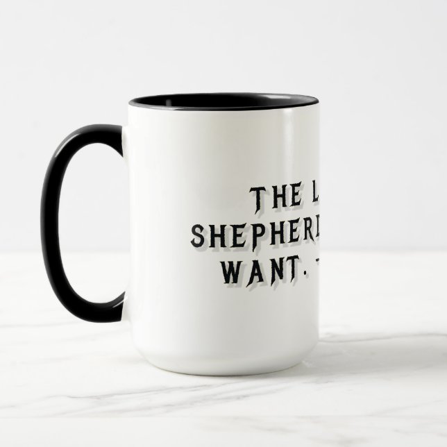 Caneca Psalm 23:1 Gift Mug (Esquerda)