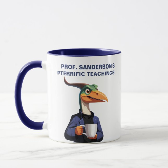 Caneca Pterdactilo em Blazer e Turtleneck (Esquerda)
