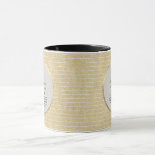 Caneca Publicação de aniversário da ordenação do seg
