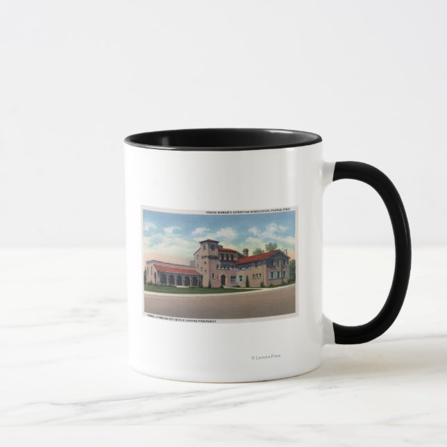 Caneca Pueblo, Colorado - Cristã das Jovens Mulheres (Direita)