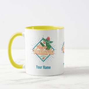 Caneca Puerto Vallarta Jalisco México dançando cactus