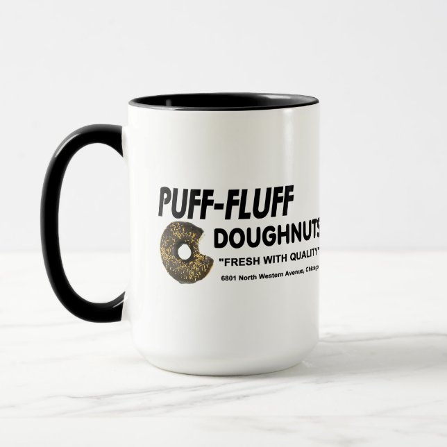 Caneca Puff Fluff Doughnut (Esquerda)
