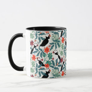 Caneca Puffins - Beige Quente-Padrão