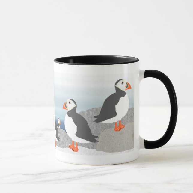 Caneca Puffins Mug (Direita)