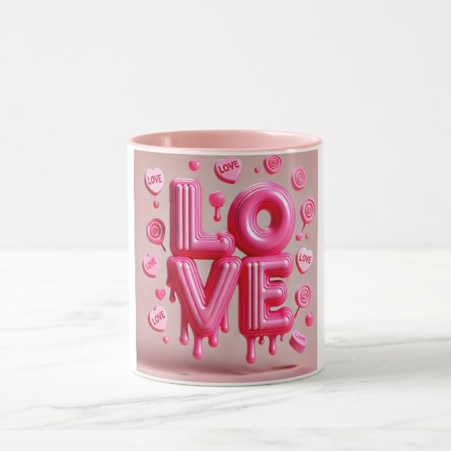 Caneca Puffy Bublegum Derrubando Amor (Centro)