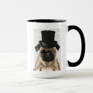Caneca Pug, Formal Hound e Chapéu