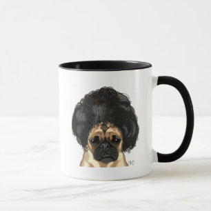 Caneca Pug In A Bad Wig