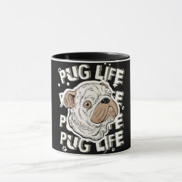 Caneca Pug Life Animal og