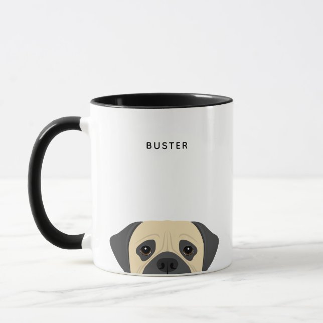 Caneca Pug Mugs (Esquerda)