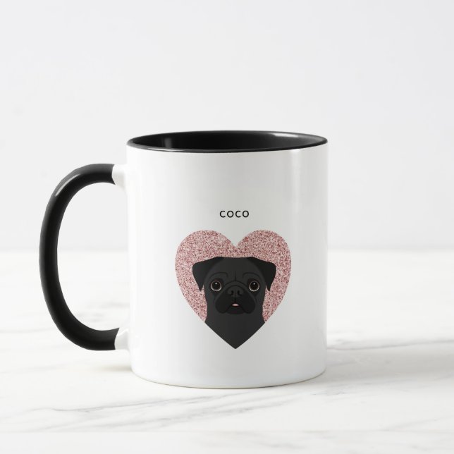 Caneca Pug Mugs (Esquerda)