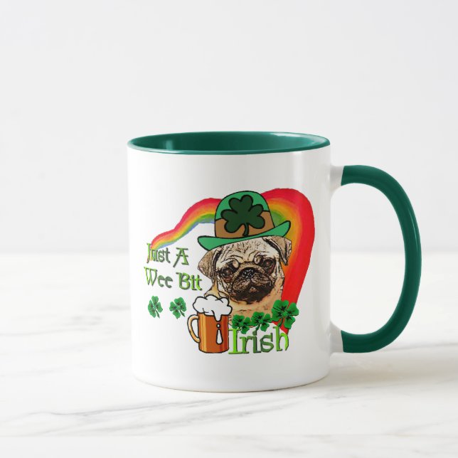 Caneca Pug St Patricks (Direita)