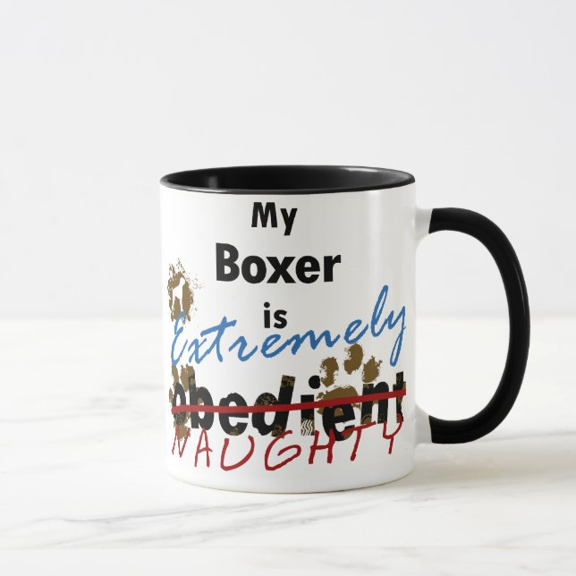 Caneca Pugilista extremamente impertinente (Direita)
