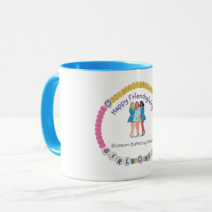 Caneca Pulseira de Amizade do Girl Gang do Dia de Ação de