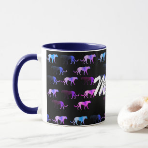 Caneca Puma Gatos Nome Personalizado Combo Ringer