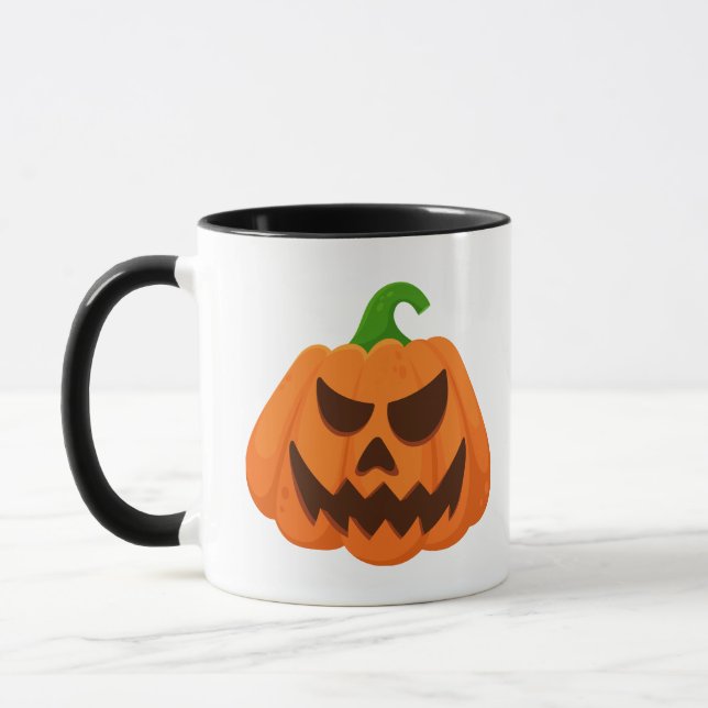Caneca Pumpkin Autumn Mug – Cozy Fall Coffee Cup (Esquerda)