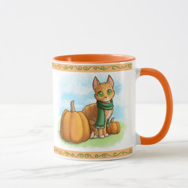 Caneca Pumpkin Cat (Direita)