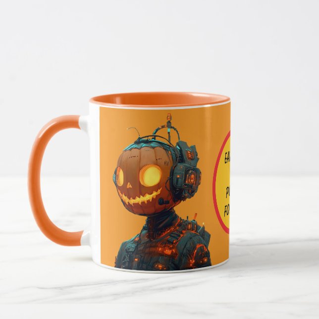 Caneca Pumpkin Droid (Esquerda)