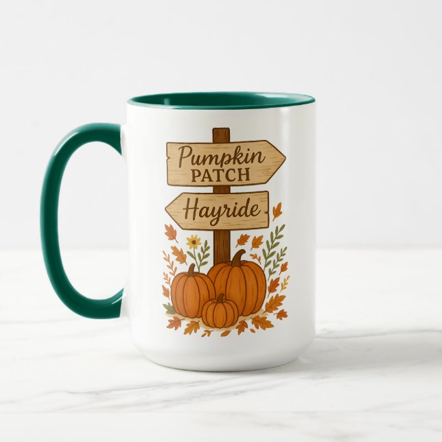 Caneca Pumpkin Patch Navigator | Halloween Gifts (Esquerda)
