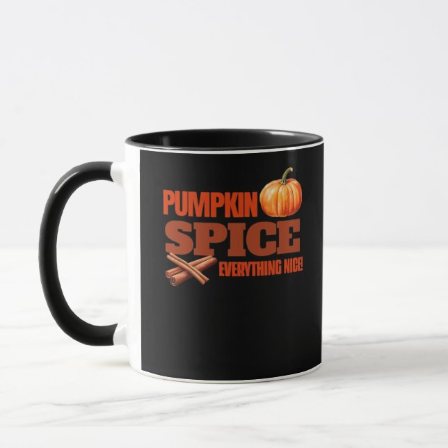 Caneca Pumpkin Spice All Classic Basic Design (Esquerda)