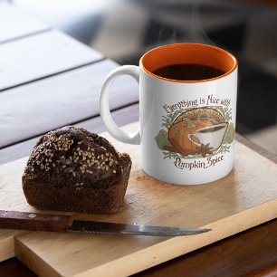 Caneca Pumpkin Spice Café Mug Estilo de Vintagem Design