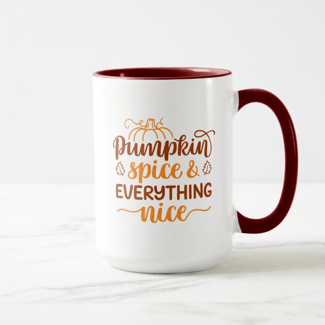 Caneca Pumpkin Spice e tudo de bom (Direita)
