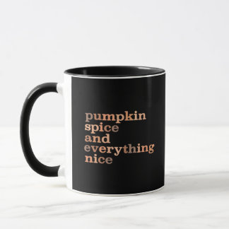 Caneca Pumpkin Spice E Tudo Muito Engraçado Outono