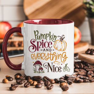Caneca Pumpkin Spice E Tudo O Que É Bonito Cai