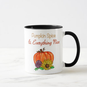 Caneca Pumpkin Spice e tudo o que é bonito no outono