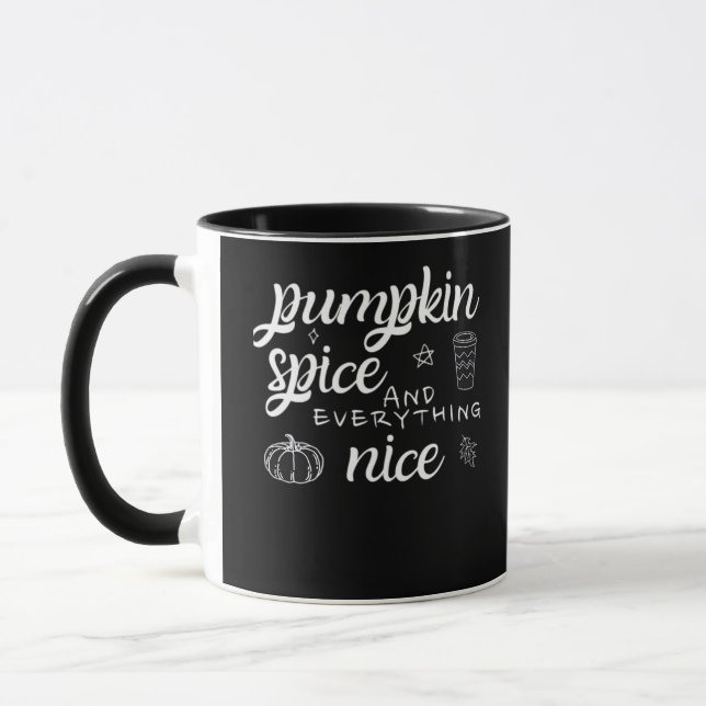 Caneca Pumpkin Spice E Tudo O Que É Legal - Memória Autum (Esquerda)