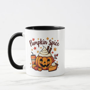Caneca Pumpkin Spice Latino Pumpkin Pie outono