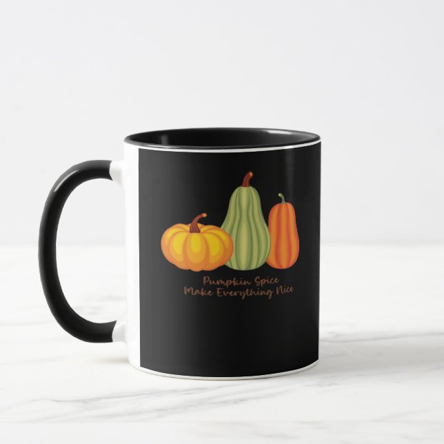 Caneca Pumpkin Spice Torna Tudo Legal (Esquerda)