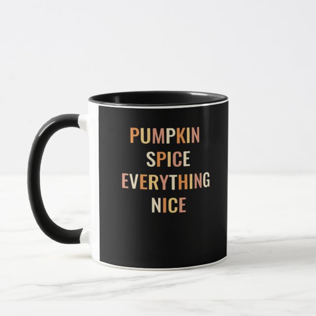 Caneca Pumpkin Spice Tudo Bem Fingido (Esquerda)